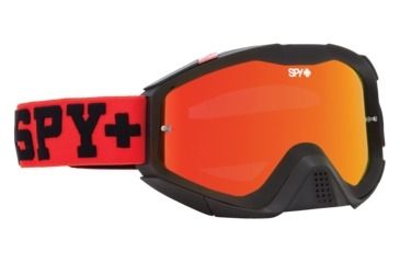 Image of Spy Optic Klutch Goggles w/Shield Lens Shape, Jersey Red  Frame, Smoke w/ Red Spectra/Clear AFP  0322017465856