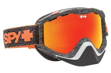 Image of Spy Optic Klutch Snow X Goggles - Neon Autumn Frame, Persimmon w/Red Spectra + Clear Anti Fog w/Posts 313032725324