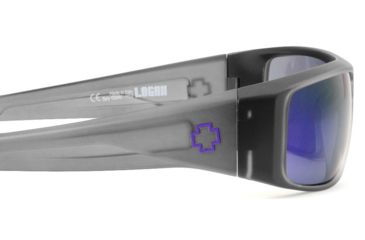 Image of Spy Optic Logan Sunglasses w/ Black Ice Frame &amp; Purple Spectra Lens