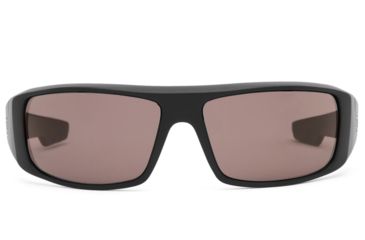 Image of Spy Optic Logan Single Vision Prescription Sunglasses, Matte Black Frame, Gray Lens-670939374129SV