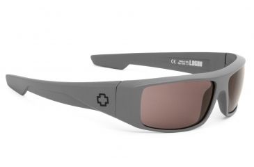 Image of Spy Optic Logan Single Vision Prescription Sunglasses, Primer Gray Frame, Gray Lens-670939865129SV