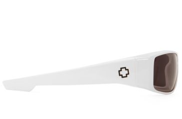 Image of Spy Optic Logan Single Vision Prescription Sunglasses, White Frame, Gray Lens-670939638129SV