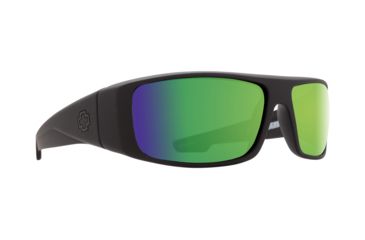 Image of Spy Optic Logan Single Vision Prescription Sunglasses, Matte Black Frame, 670939374861SV