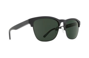 Image of Spy Optic Loma Eyewear - Unisex - Sunglasses, Matte Black/Black Frame, Happy Gray Green Polar Lens, Polarized, 873498108864