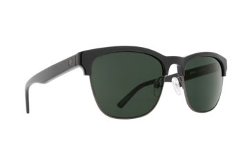 Image of Spy Optic Loma Sunglasses, Black/Matte Gunmetal Frame, Happy Gray/Green Lens, 873498706863