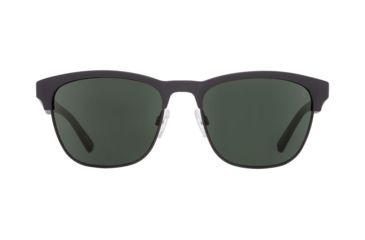 Image of Spy Optic Loma Sunglasses, Matte Black/Black Frame, Happy Gray/Green Lens, 873498108863