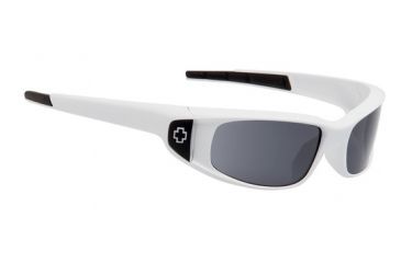 Image of Spy Optics Mach-2 Sunglasses - White Frame, Gray lenses 671011638129