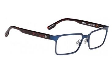 Image of Spy Optic Malone Single Vision Prescription Eyeglasses, Matte Navy/Dark Tort Frame, 573351968000SV