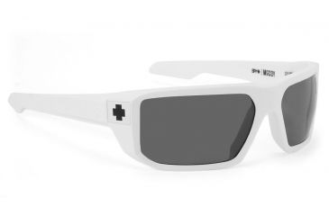 Image of Spy Optic Mccoy Single Vision Prescription Sunglasses - Matte White Frame 573012396000RX