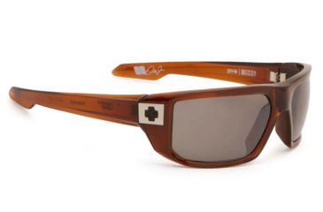 Image of Spy Optic McCoy Progressive Prescription Sunglasses, Brown Ale Frame, Happy Bronze Polarized w/Black Mirror Lens, Polarized-673012139832PR