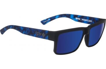 Image of Spy Optic Montana Bifocal Prescription Sunglasses, Soft Matte Black/Navy Tort Frame, 673407845503BI