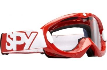 Image of Spy Optic Alloy MX Goggles - Red frame, Clear lens