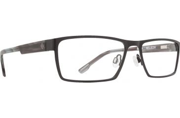 Image of Spy Optic Nelson Progressive Prescription Eyeglasses, Matte Black/Gray Smoke Frame, 573444626000PR