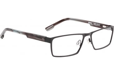 Image of Spy Optic Nelson Progressive Prescription Eyeglasses, Matte Black/Gray Smoke Frame, 573444626000PR