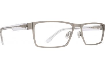 Image of Spy Optic Nelson Progressive Prescription Eyeglasses, Matte Silver/Crystal Frame, 573444627000PR