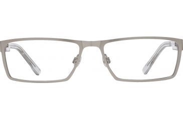 Image of Spy Optic Nelson Progressive Prescription Eyeglasses, Matte Silver/Crystal Frame, 573444627000PR