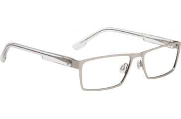 Image of Spy Optic Nelson Progressive Prescription Eyeglasses, Matte Silver/Crystal Frame, 573444627000PR