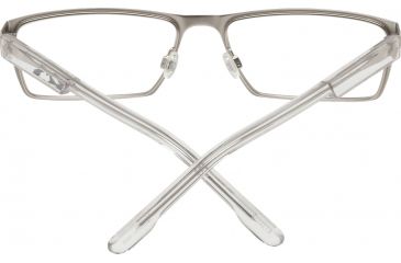 Image of Spy Optic Nelson Progressive Prescription Eyeglasses, Matte Silver/Crystal Frame, 573444627000PR
