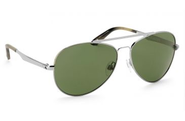 Image of Spy Optic Parker Sunglasses w/ Silver Frame &amp; Grey Green Polarized Lens