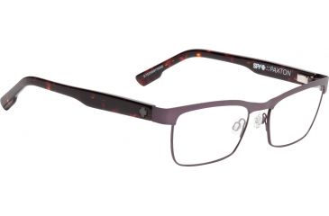 Image of Spy Optic Paxton Progressive Prescription Eyeglasses, Matte Amethyst/Dark Tort Frame, 573356817000PR