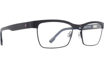 Image of Spy Optic Paxton Progressive Prescription Eyeglasses, Matte Black/Black Blue Horn Frame, 573356456000PR