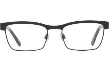 Image of Spy Optic Paxton Progressive Prescription Eyeglasses, Matte Black/Black Blue Horn Frame, 573356456000PR
