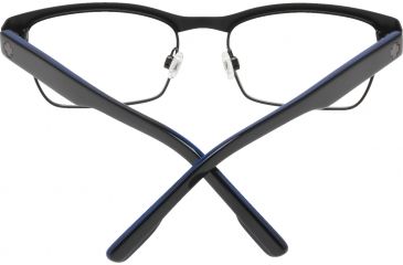 Image of Spy Optic Paxton Progressive Prescription Eyeglasses, Matte Black/Black Blue Horn Frame, 573356456000PR