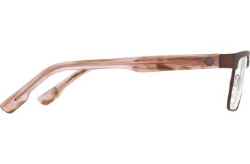 Image of Spy Optic Paxton Progressive Prescription Eyeglasses, Matte Deep Brown/Pink Smoke Frame, 573356832000PR