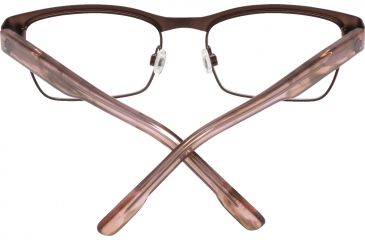 Image of Spy Optic Paxton Progressive Prescription Eyeglasses, Matte Deep Brown/Pink Smoke Frame, 573356832000PR