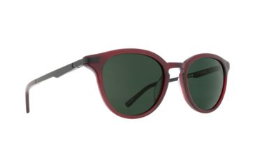 Image of Spy Optic Pismo Progressive Prescription Sunglasses, Translucent Garnet Frame, 873501788863PR