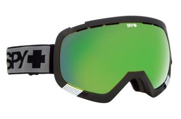 Image of Spy Optic Platoon Ski Goggles - Black Frame, Bronze W/ Green Spectra &amp; Yellow Contact Lens, 312012374373