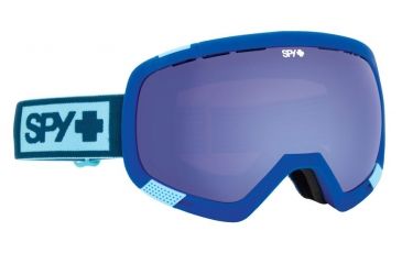 Image of Spy Optic Platoon Ski Goggles - Elemental Blue Frame, Blue Contact &amp; Bronze W/ Silver Mirror Lens, 312012192848
