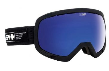 Image of Spy Optic Platoon Ski Goggles - Nocturnal Frame, Happy Bronze W/ Dark Blue Spectra &amp; Happy Yellow W/ Green Sprectra Lens, 312012600419