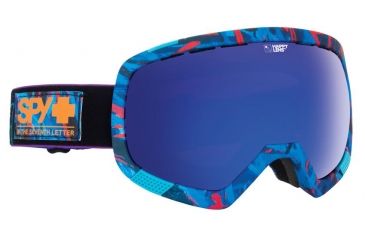 Image of Spy Optic Platoon Ski Goggles - Spy &amp; SaberFrame, Happy Rose W/ Dark Blue Spectra &amp; Happy Bronze W/ Silver Mirror Lens, 312012180279