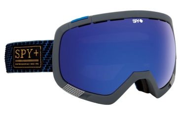 Image of Spy Optic Platoon Ski Goggles - Undercover Blue Frame, Bronze W/ Dark Blue Spectra &amp; Blue Contact Lens, 312012159388