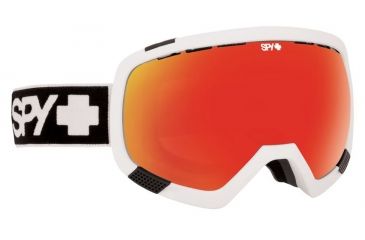 Image of Spy Optic Platoon Ski Goggles - WhiteFrame, Bronze W/ Red Spectra &amp; Blue Contact Lens, 312012396278