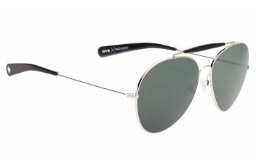 Image of Spy Optic Presidio Progressive Prescription Sunglasses, Silver W/ Black Frame, 673186247863PR