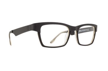 Image of Spy Optic Brando Eyeglasses - Black Horn Frame &amp; Clear Lens SRX00098