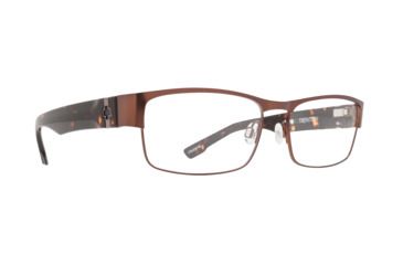 Image of Spy Optic Trenton Single Vision Prescription Eyeglasses, Chestnut/Dark Tortoise Frame-SRX00055SV