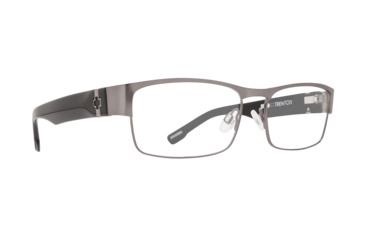 Image of Spy Optic Trenton Single Vision Prescription Eyeglasses, Gunmetal/Black Frame-SRX00054SV