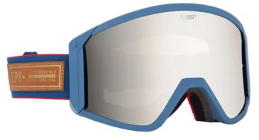 Image of Spy Optic Raider Ski Goggles - Heritage NavyFrame, Happy Bronze W/ Silver Mirror &amp; Blue Lens, 313074148404