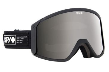 Image of Spy Optic Raider Ski Goggles - Nocturnal Frame, Gray W/ Black Mirror &amp; Yellow Lens, 313074600851