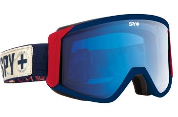 Image of Spy Optic Raider Snow Goggles - Beach Party Bombers Frame and Blue Contact +Bronze Lens 313074539981