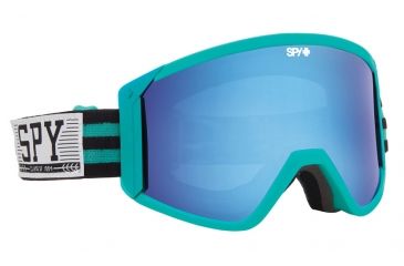 Image of Spy Optic Raider Snow Goggles - Chairlift Collegiate Frame - Bronze w/Light Blue Spectra + Persimmon Lens 313074603845