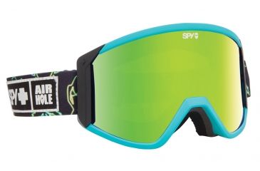 Image of Spy Optic Raider Snow Goggles - Spy + Airhole Frame - Bronze w/Green Spectra Persimmon Lens 313074583956