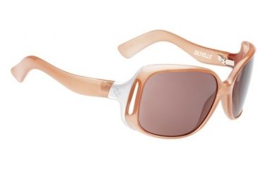 Image of Spy Optic Richelle Sunglasses - 670622478116 Peach Powder frame, Eggplant lenses