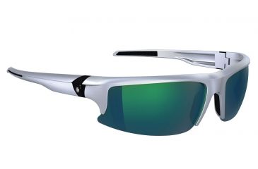 Image of Spy Optic Rivet Sunglasses w/ Silver Frame &amp; Bronze Green Spectra Lens