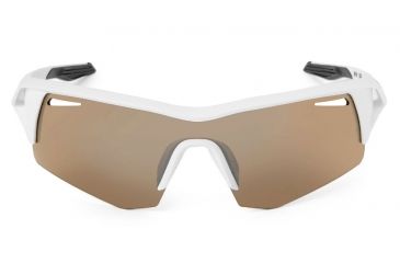 Image of Spy Optic Screw Sunglasses w/ Matte White Frame &amp; Bronze Black Mirror Lens