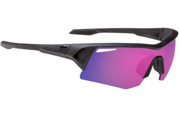Image of Spy Optic Screw Sunglasses - Black Ice Frame and Grey W/Purple Spectra Lens 673019975219