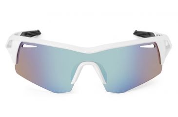 Image of Spy Optic Screw Sunglasses w/ White Frame &amp; Bronze Blue Spectra Lens